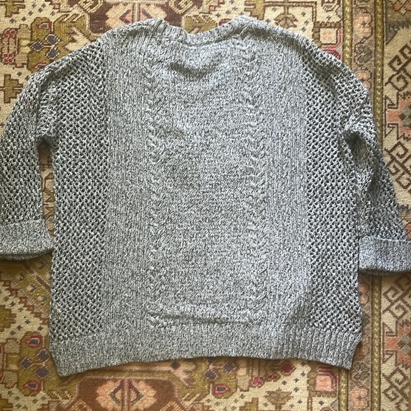 Madewell • Marled Plaza Grey Sweater - Picture 6 of 9
